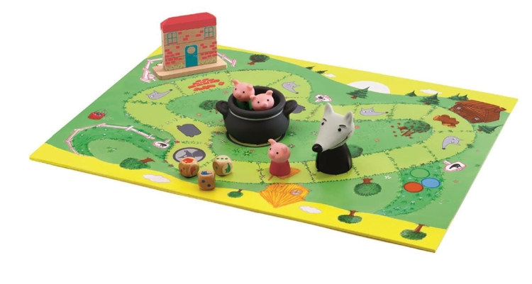 WOOLFY WILK I ŚWINKI - gra planszowa DJECO - DJ084273.jpg