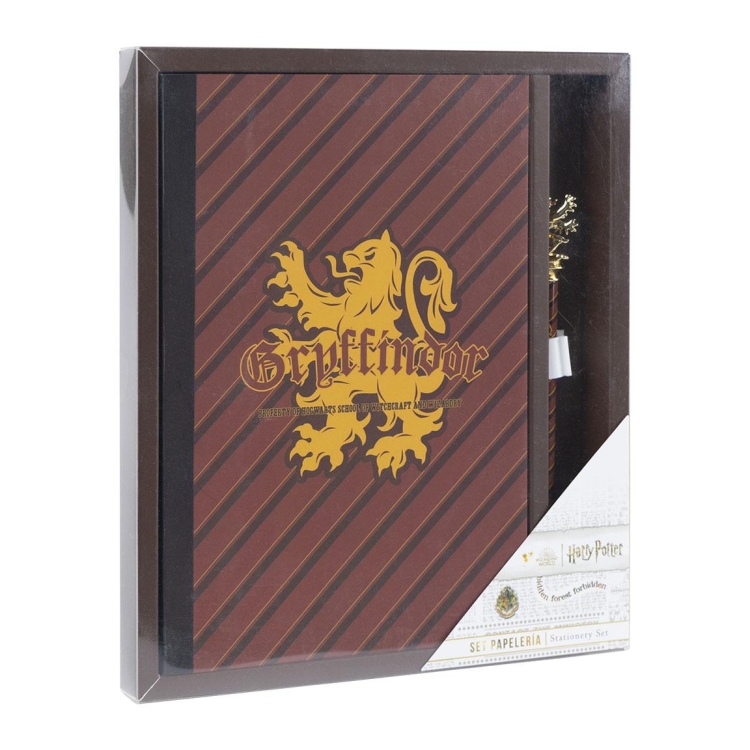 GRYFFINDOR - Zestaw papierniczy długopis i zeszyt - Harry Potter - Cerda.jpg