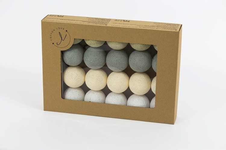 Zestaw lampek Cotton Balls Shiny Sand (1).jpg