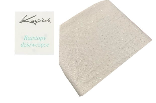 Rajstopy dla dziewczynki cienkie białe z brokatem.jpg